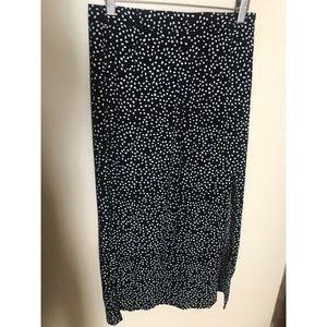 H&M Polka Dots Midi Skirt